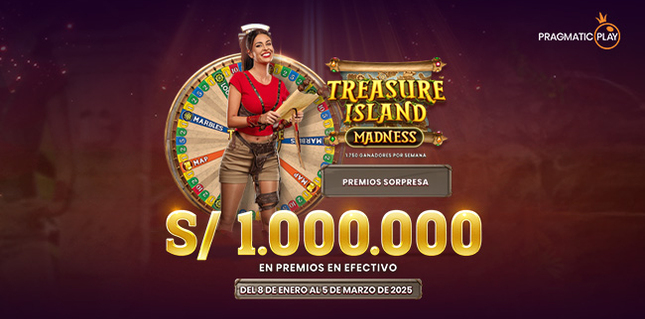 Disfruta de la Locura de Treasure Island