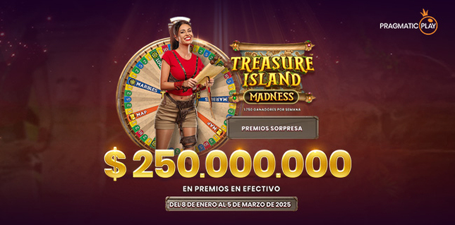 Disfruta de la Locura de Treasure Island